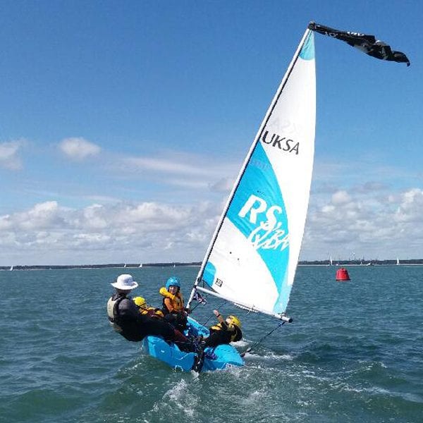 Learning to sail a dinghy with UKSA