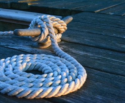 Rope which is presented in a circular design
